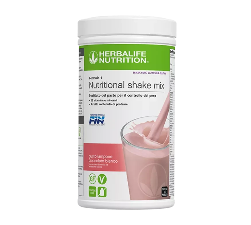 Formula 1 Free Lampone e Cioccolato Bianco 500g