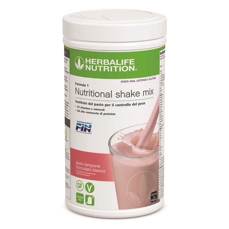 Formula 1 Free Lampone e Cioccolato Bianco 500g
