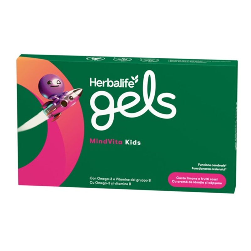 Herbalife Gels MindVita Kids (30 Gelatine Masticabili)
